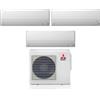 Mitsubishi Electric Condizionatore Trial Split Mitsubishi Electric MSZ-BT 7+9+9 con MXZ-3F54VF Wi-Fi Integrato