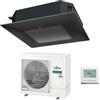 Fujitsu Condizionatore a Cassetta Fujitsu KR Circular Flow Black 30000 Btu AUXG30KRLB R-32 Wi-Fi Optional con Griglia e Filocomando