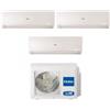 Haier Climatizzatore Condizionatore Haier Trial Split Inverter serie FLEXIS PLUS WHITE 9+9+9 con 3U70S2SR3FA R-32 Wi-Fi Integrato Colore Bianco 9000+9000+9000
