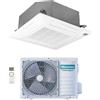 Hisense Climatizzatore Condizionatore Hisense Inverter a Cassetta serie TURBO 18000 Btu ACT52UR4RCC8 + AUW52U4RJ8 R-32 Wi-Fi Optional Classe A++/A+ con Telecomando e Pannello Incluso