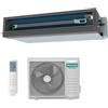 Hisense Climatizzatore Condizionatore Hisense Inverter Canalizzato Canalizzabile serie TURBO 24000 Btu AUD71UX4RFM8 + AUW71U4RK8 R-32 Wi-Fi Optional Classe A++/A++ con Telecomando di serie