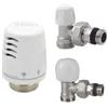 Ariston Kit termostatico Icma composto da testa termostatica + valvola + detentore a squadra per tubo rame 1/2