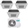 Hisense Climatizzatore Condizionatore Hisense Trial Split a Cassetta 9+9+9 con 3AMW62U4RFA R-32 Wi-Fi Optional 9000+9000+9000 con Telecomando e Pannello Incluso - Novità