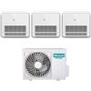 Hisense Climatizzatore Condizionatore Hisense Trial Split Console 9+9+9 con 3AMW72U4RFA R-32 Wi-Fi Optional Con Telecomando di Serie 9000+9000+9000 - Novità