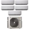 Immergas Climatizzatore Condizionatore Immergas Penta Split Inverter serie THOR 9+9+9+12+12 con MULTI 42-5 R-32 Wi-Fi Optional 9000+9000+9000+12000+12000