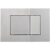 Schwab Placca doppio scarico SCHWAB mod. METIS per cassetta di scarico UP 199 cod. P41-0120-0250 in ABS cromato lucido