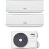Aermec Condizionatore Dual Split Aermec SGE 12+12 con MGE520 R-32 Wi-Fi Optional