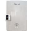 Rinnai Caldaia Rinnai a Condensazione Momiji 34 kW Completa di Kit Scarico Fumi con Cronotermostato Wi-Fi Intergrato GPL Low NOx REB-KAI3135FF Kit Fumi Sdoppiato,Gpl
