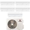 Kosami Condizionatore Penta Split Kosami Paros White 9+9+9+9+9 con 42-5 R-32 Wi-Fi Integrato