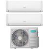 Hisense Condizionatore Dual Split Hisense Hi-Comfort 12+12 con 3AMW62U4RJC R-32 Wi-Fi Integrato