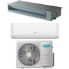 Hisense Condizionatore Dual Split Hisense Hi-Comfort 12000 Btu + Canalizzato 18000 Btu con 3AMW72U4RJC R-32 Wi-Fi Optional