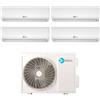 Diloc Condizionatore Quadri Split Diloc Ionio 9+9+9+12 con D.FREEDOM480 R-32 Wi-Fi Integrato
