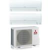 Mitsubishi Electric Condizionatore Dual Split Mitsubishi Electric Smart Hr 9+12 con MXZ-2HA50VF R-32 Wi-Fi Optional