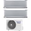 Panasonic Condizionatore Dual Split Panasonic Etherea Silver 18+18 con CU-5Z90TBE R-32 Wi-Fi Integrato