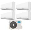 Olimpia Splendid Condizionatore Quadri Split Olimpia Splendid Nexya S5 9+9+9+9 con OS-CANMH28EI R-32 Wi-Fi Integrato