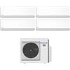 Panasonic Condizionatore Quadri Split Panasonic Etherea White 7+7+7+7 con CU-4Z68TBE R-32 Wi-Fi Integrato