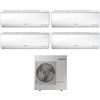 Samsung Condizionatore Quadri Split Samsung Maldives Quantum 12+12+12+12 con AJ080RCJ R-32