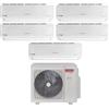 Ariston Climatizzatore Condizionatore Ariston Penta Split Inverter serie PRIOS 9+9+9+12+12 con PENTA 121 XD0C-O R-32 Wi-Fi Optional 9000+9000+9000+12000+12000