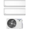 Panasonic Condizionatore Dual Split Panasonic Etherea White 7+7 con CU-2Z41TBE R-32 Wi-Fi Integrato