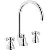 Nobili Rubinetto Lavabo Batteria 3F.C/A Nobili serie Grazia finitura Cromo art. GRC5012/CR