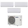 Baxi Climatizzatore Condizionatore Baxi Trial Split Inverter Serie Astra 9+9+18 con LSGT100-4M R-32 Wi-Fi Optional 9000+9000+18000 - Novità