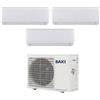 Baxi Climatizzatore Condizionatore Baxi Trial Split Inverter serie ASTRA 9+9+9 con LSGT70-3M R-32 Wi-Fi Optional 9000+9000+9000 - Novità