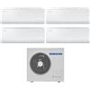 Samsung Condizionatore Samsung Quadri Split CEBU S2 9+9+9+12 con AJ080TXJ4KG R-32 Wi-Fi Integrato