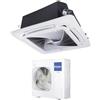 Haier Condizionatore Haier Cassetta 90x90 Round Flow 42000 Btu ABH125K1ERG(H) Trifase R-32 Wi-Fi Integrato con Pannello No Sensor Incluso