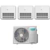 Hisense Condizionatore Trial Split Console Hisense 9+9+12 con 3AMW62U4RJC R-32 Wi-Fi Optional Con Telecomando