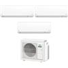 Fujitsu Condizionatore Trial Split Fujitsu KJ White 7+7+12 con AOEG18KBCA3 R-32 Wi-Fi Integrato
