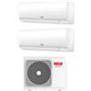 Riello Climatizzatore Condizionatore Riello Dual Split Inverter serie AARIA PLUS I 12+12 con AARIA MULTI 250 PI R-32 Wi-Fi Integrato 12000+12000