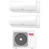 Riello Climatizzatore Condizionatore Riello Dual Split Inverter serie AARIA PLUS I 9+18 con AARIA MULTI 475 PI R-32 Wi-Fi Integrato 9000+18000