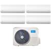 Midea Condizionatore Midea Quadri Split Inverter serie XTREME PRO 9000+9000+12000+12000 Btu con M4O-36FN8 R-32 Wi-Fi Integrato