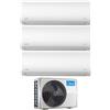 Midea Condizionatore Midea Trial Split Inverter serie XTREME PRO 9000+9000+9000 Btu con M3OA-27 R-32 Wi-Fi Integrato