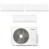 Gree Condizionatore Trial Split Gree Cosmo 9+9+12 con GWHD(36)NK6OO R-32 Wi-Fi Integrato