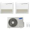 Samsung Climatizzatore Condizionatore Samsung Dual Split Inverter Console 9+9 con AJ050TXJ2KG/EU R-32 9000+9000 con Telecomando Incluso - Novità