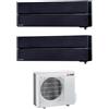 Mitsubishi Electric Condizionatore Mitsubishi Electric Dual Split Kirigamine Style Onyx Black 9+9 con MXZ-2F53VF R-32 Wi-Fi Integrato