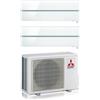Mitsubishi Electric Condizionatore Mitsubishi Electric Dual Split Kirigamine Style Pearl White 9+12 con MXZ-2F53VF R-32 Wi-Fi Integrato