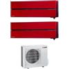 Mitsubishi Electric Condizionatore Mitsubishi Electric Dual Split Kirigamine Style Ruby Red 9+9 con MXZ-2F53VF R-32 Wi-Fi Integrato