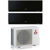 Mitsubishi Electric Condizionatore Mitsubishi Electric Dual Split Kirigamine Zen Black 12+12 Con MXZ-2F53VF Wi-Fi Integrato