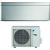 Daikin Climatizzatore Condizionatore Daikin Bluevolution Inverter serie STYLISH TOTAL SILVER 12000 Btu FTXA35BS R-32 Wi-Fi Integrato Classe A+++ Colore Grigio - Garanzia Italiana