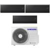 Samsung Condizionatore Trial Split Samsung WindFree Première Black 9+9+9 con AJ052TXJ3KG R-32 Wi-Fi Integrato