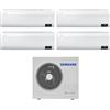 Samsung Climatizzatore Condizionatore Samsung Quadri Split Inverter serie WINDFREE AVANT S2 7+7+7+9 con AJ080TXJ4KG R-32 Wi-Fi Integrato 7000+7000+7000+9000