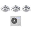 Samsung Climatizzatore Condizionatore Samsung Trial Split Inverter Cassetta 4 Vie Mini Windfree 18+18+18 con AJ100TXJ5KG/EU R-32 18000+18000+18000 Wi-Fi Optional con Griglia Inclusa