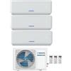 Termotek Climatizzatore Condizionatore Termotek Trial Split Inverter Airplus C 9000+12000+12000 btu con 3C R-32 Wi-Fi Optional A++ 9+12+12