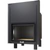 CTM Termocamino a Legna CTM Basic Eco S1 24 kW per Produzione ACS con Scambiatore Full Link e Scomparsa Verticale