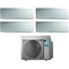 Daikin Climatizzatore Condizionatore Daikin Bluevolution Quadri Split Inverter serie EMURA WHITE III 7+7+9+12 con 4MXM80N R-32 Wi-Fi Integrato 7000+7000+9000+12000 Colore Bianco - Garanzia Italiana