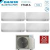 Daikin Climatizzatore Condizionatore Daikin Bluevolution Quadri Split Inverter serie PERFERA ALL SEASON 12+12+12+12 con 4MXM80A R-32 Wi-Fi Integrato 12000+12000+12000+12000 Garanzia Italiana