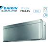 Daikin Climatizzatore Condizionatore Daikin Bluevolution Trial Split Inverter serie STYLISH TOTAL SILVER 7+9+9 con 3MXM40N R-32 Wi-Fi Integrato 7000+9000+9000 Colore Argento - Garanzia Italiana