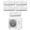 Fujitsu Climatizzatore Condizionatore Fujitsu Penta Split Inverter serie KG 9+9+9+9+9 con AOYG36KBTA5 R-32 Wi-Fi Integrato 9000+9000+9000+9000+9000